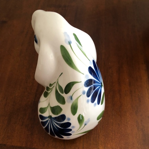 Dansk Ceramic Floral Bunny Rabbit Figurine - Picture 5 of 8